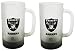 Oakland Raiders Frosted Mug (16-Ounce, Set of 2)
