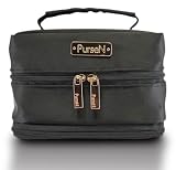 Women's PurseN Large Tiara Jewelry Case in Black