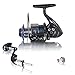 Fishing Reels Eocusun Smooth Baitcasting Spinning Fishing Reels with 5.5:1 Gear Ratio Metal Body Collapsible Handle12+1BB for Freshwater Saltwater Fishing (Blue)