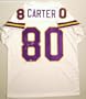 Cris Carter Signed White Throwback Custom Jersey