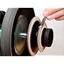 TORMEK Profiled Leather Honing Wheel