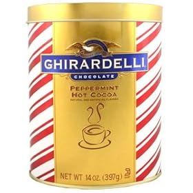 Ghirardelli Chocolate Peppermint Hot Cocoa Gift Tin, 14 oz.