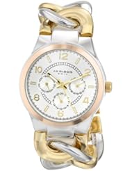 Akribos XXIV Womens AK531TTRAnalog Display Japanese Quartz Two Tone Watch