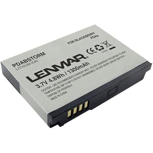Lenmar Li-Ion Battery for BlackBerry Storm, Curve 8900, and 9530