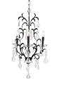 Mocha 3-Arm Damask Chandelier