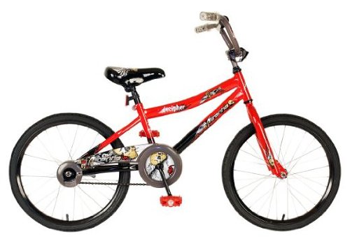 Piranha Boy's Decipher Bike (Black/Red, 20-Inch)