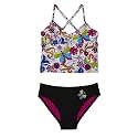 Girls’ Xhilaration® 2-pc. Alec and Trixie Tankini Swimsuit - Black