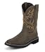 Justin® Stampede Square Toe Waterproof Work Ro