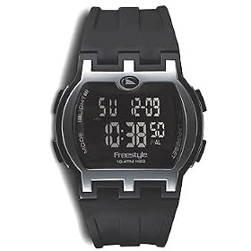 Men's Rockaway Polyurethane Freestyle Watch #712001Silver Black Scuba Dive Boating... by 