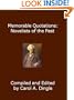 Memorable Quotations: Novelists of the Past