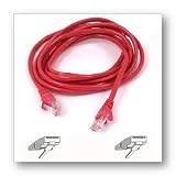 Belkin 7ft CAT6 RED Patch Snagless ( A3L9002-07-REDS )