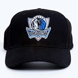 Dallas Mavericks Reebok Navy White FlexFit Hat Cap