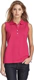IZOD Women's Solid Sleeveless Polo Shirt