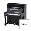 44 Key String Upright Piano in White