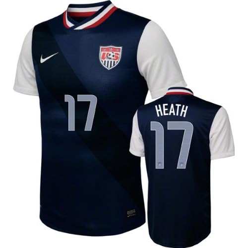 Tobin Heath 17 Away Nike Soccer Jersey United States