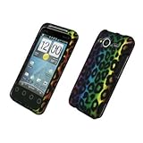 EMPIRE Black with Multi Color Leopard Print Design Hard Case Cover for HTC  ....