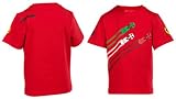 Ferrari Kids Flag Car T-Shirt in Red, Yellow & White