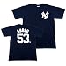 Bobby Abreu New York Yankees Blue Jersey Name and Number T-Shirt