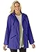 Woman Within Women's Plus Size Lightweight Hooded Taslon Anorak With Mesh Lining Jacket