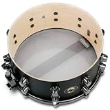 Mapex Premium Series Black Panther Birdseye Maple Snare Drum, Flat Black 14X5.5 Inches