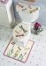 Dragonfly Bathroom Bath Mat With Toilet Seat & Tank Cover by Collections Etc
