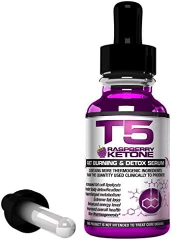 Biogen Health Science T5 Raspberry Ketone Serum: Powerful T5 Fat Burners & Raspberry Ketones Blend. Fast Acting Diet & Detox Pills Alt (1 Month Supply) by Biogen Health Science