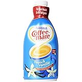 Nestle Coffee Mate Coffee Creamer, French Vanilla Bottle with Pump, 50.7 Ounce