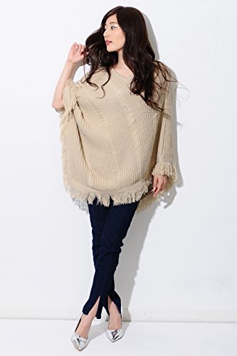 (エゴイスト) EGOIST ニットポンチョトップ