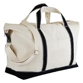  Nautical Weekender Duffel Bag - Black