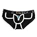 Binmer(TM)Men Underwear Sexy Briefs Bulge Pouch Bikini Underpants New Style (S, Black)