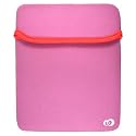 Kroo 10959 Reversible Laptop Sleeve for Asus Eee PC 700/701/900 (Grey/Pink)