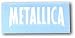 metallica Logo Rub On Window Sticker Decal