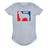 Australian Shepherd Sports Logo ベビーボディ