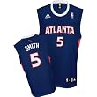 Josh Smith Jersey: adidas Navy Replica #5 Atlanta Hawks Jersey