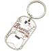 Atlanta Braves Dog Tag Bottle Opener Keychain