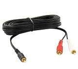 THOMSON 2-metre Gold-plated RCA male / 2 RCA 3.5 mm male Cable