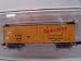 N GUAGE BOXCAR DUBUQUE TRAIN STEEL FRAME BOX CAR