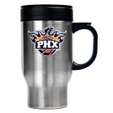 Phoenix Suns NBA Stainless Steel Travel Mug - Primary Logo
