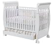 Anastasia Crib In White Finish By Da Vinci Baby Furniture