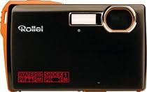 Rollei X-8 Sports Digitalkamera (8 Megapixel, 3-Fach opt. Zoom, 6,4 cm (2,5 Zoll) Display, bis 10m wasserdicht) schwarz/orange