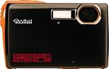 Rollei X-8 Sports Digitalkamera (8 Megapixel, 3-Fach opt. Zoom, 6,4 cm (2,5 Zoll) Display, bis 10m wasserdicht) schwarz/orange
