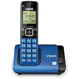 VTech CS6719-15 DECT 6.0 Cordless Phone with Caller ID/Call Waiting, 1 Cordless Handset , Blue