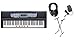 Yamaha EZ-200 61 Full-Sized Touch Sensitive Lighted Keyboard Bundle