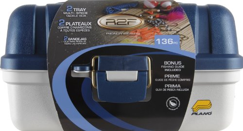 Ready 2 Fish Two Tray Tackle Box - Blue Ready 2 Fish Two Tray Tackle Box - Blue