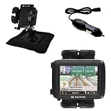 Navigon 2120 Auto Bean Bag Dash Holder with Car Charger - Uses Gomadic TipExchange