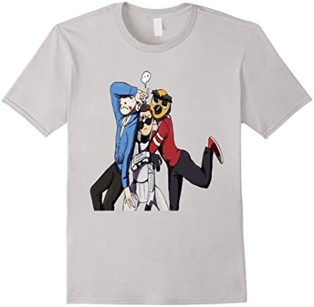 Men's vanossgaming t-shirts 3XL Silver