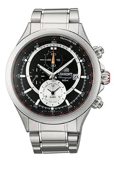 Orient #CTD0T005B Men's Stainless Steel Chronograph Alarm Watch