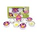 Mixed 8 Scentd Glittered Flower Tealights in assorted designs and colours gift box set