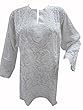 Floral Embroidered Cotton Tunic Kurti