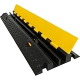 Dual Channel Cable Protector Straight Ramp